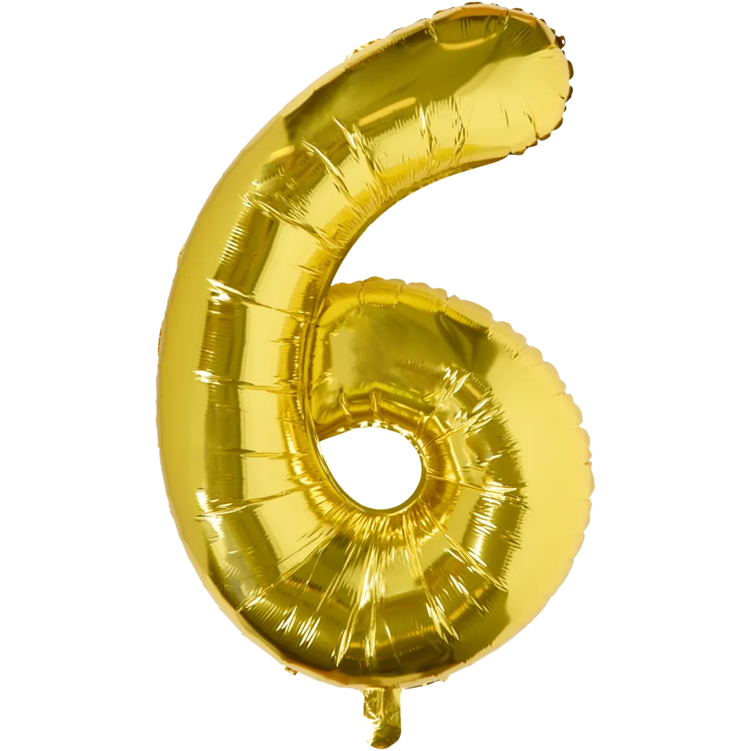 Folieballon cijfer Ca. 86 cm | diverse kleuren