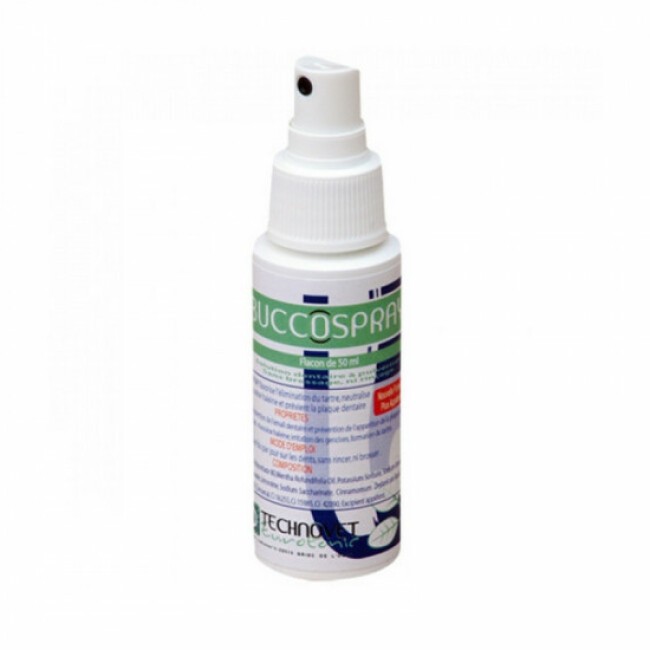 Spray dentifrice Buccospray Technovet pour chien et chat