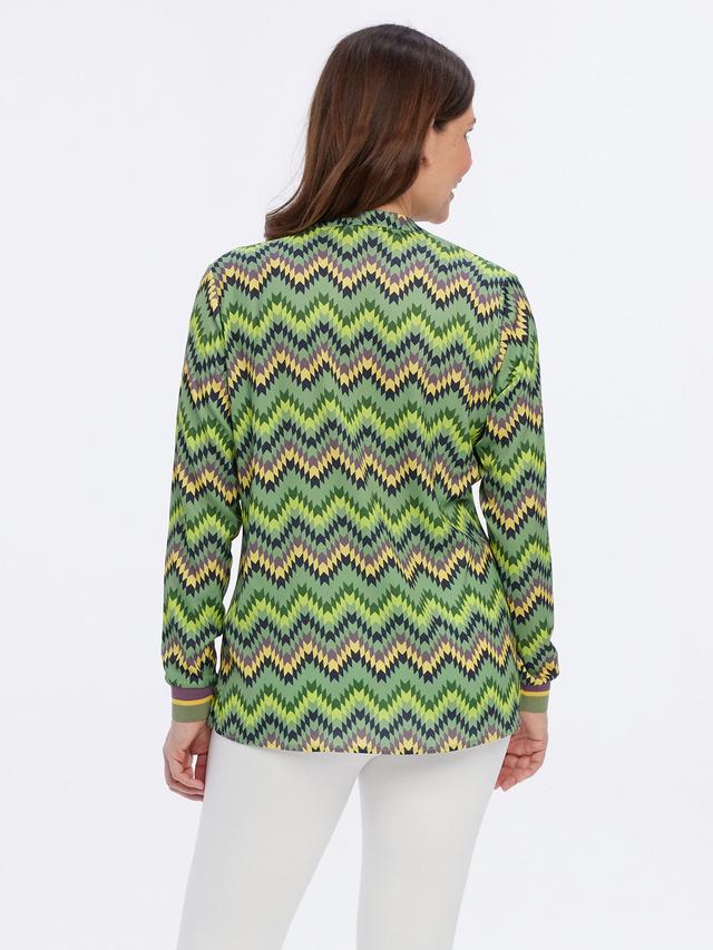 Bluse Ethno-Print