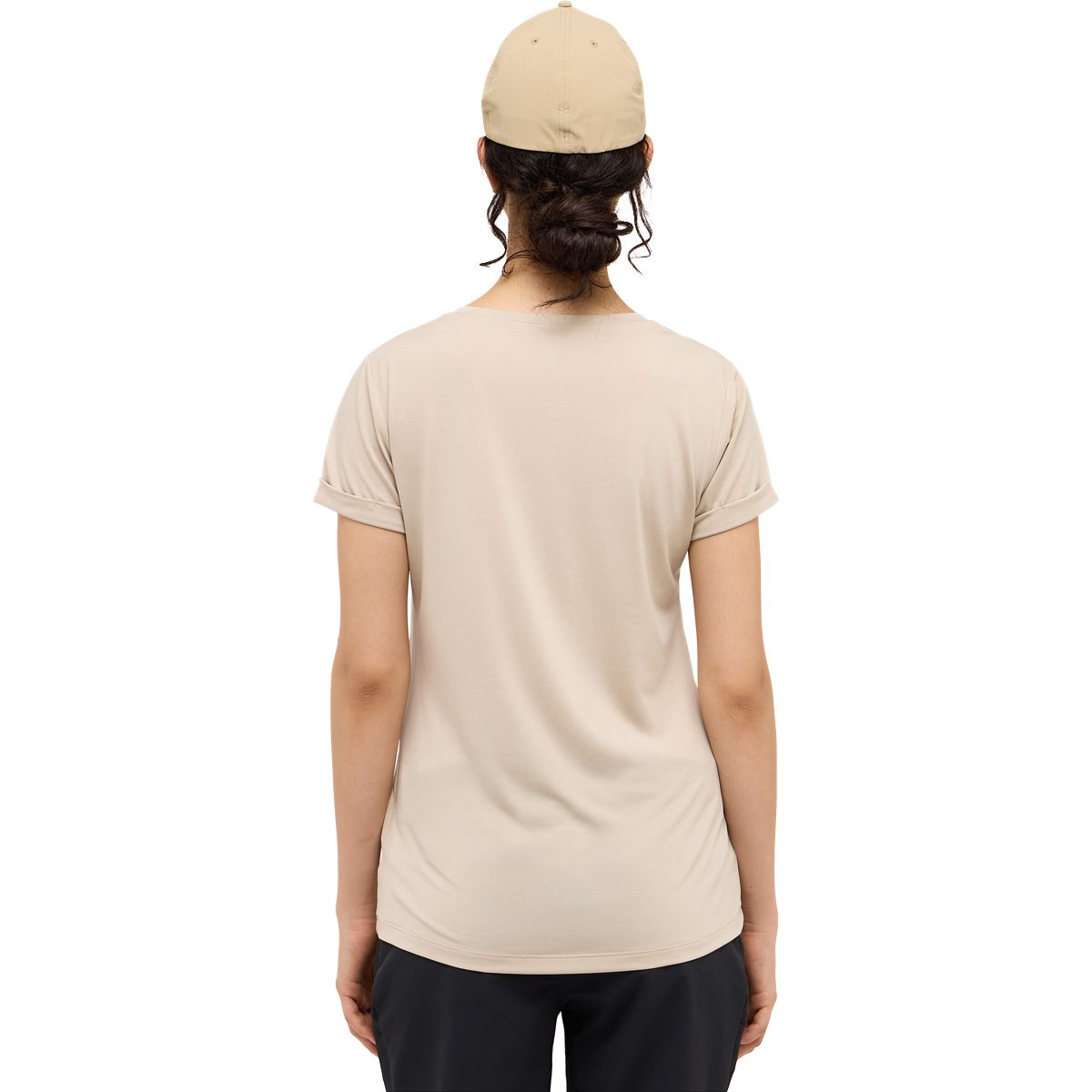 Haglöfs Ridge Hike T-Shirt Damen chalk beige