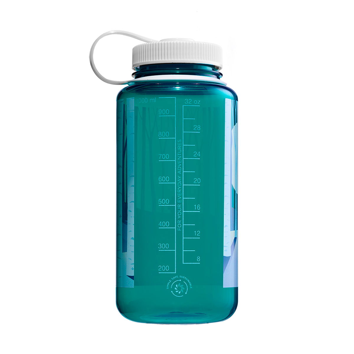 Nalgene Wide Mouth Sustain drikkedunk 1 L (Landscape Forest)