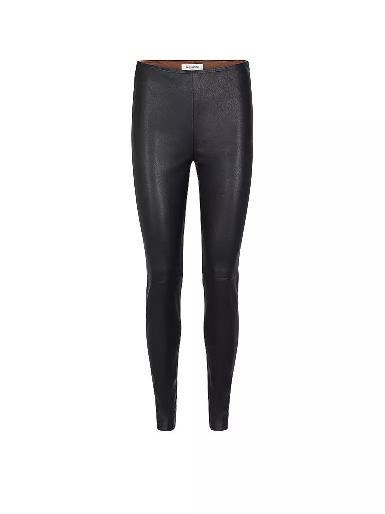 MOS MOSH Lederleggings MMLUCILLE schwarz