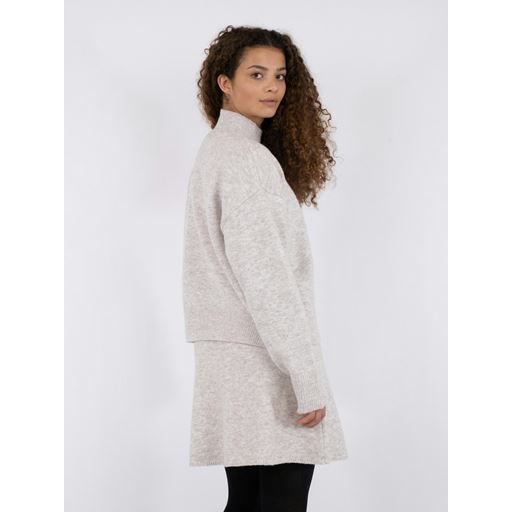 Neo Noir Paulina Striktrøje, Beige Melange, 42