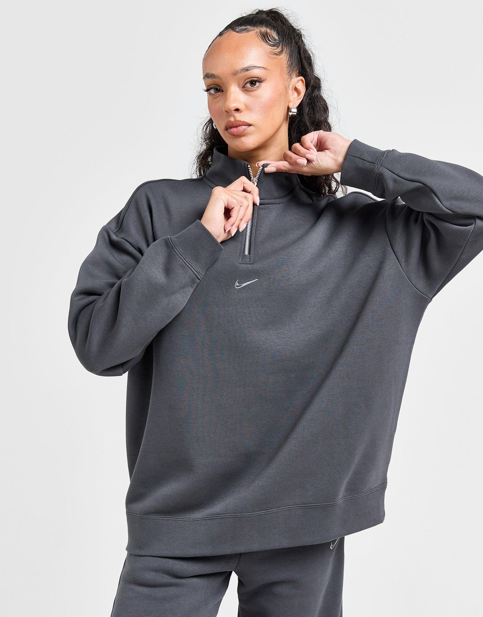 Nike Haut Zippé Oversized Swoosh Femme