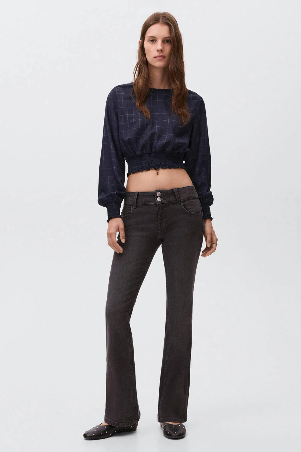 MANGO TEEN cropped top marine