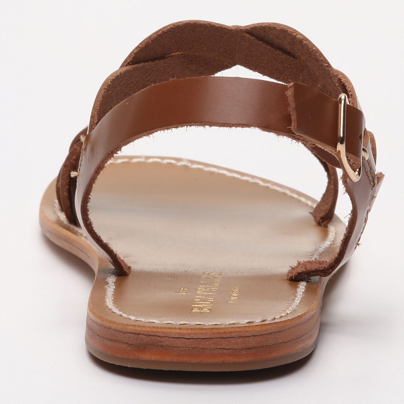 Les Bagatelles Sandales en Cuir Arianna marron