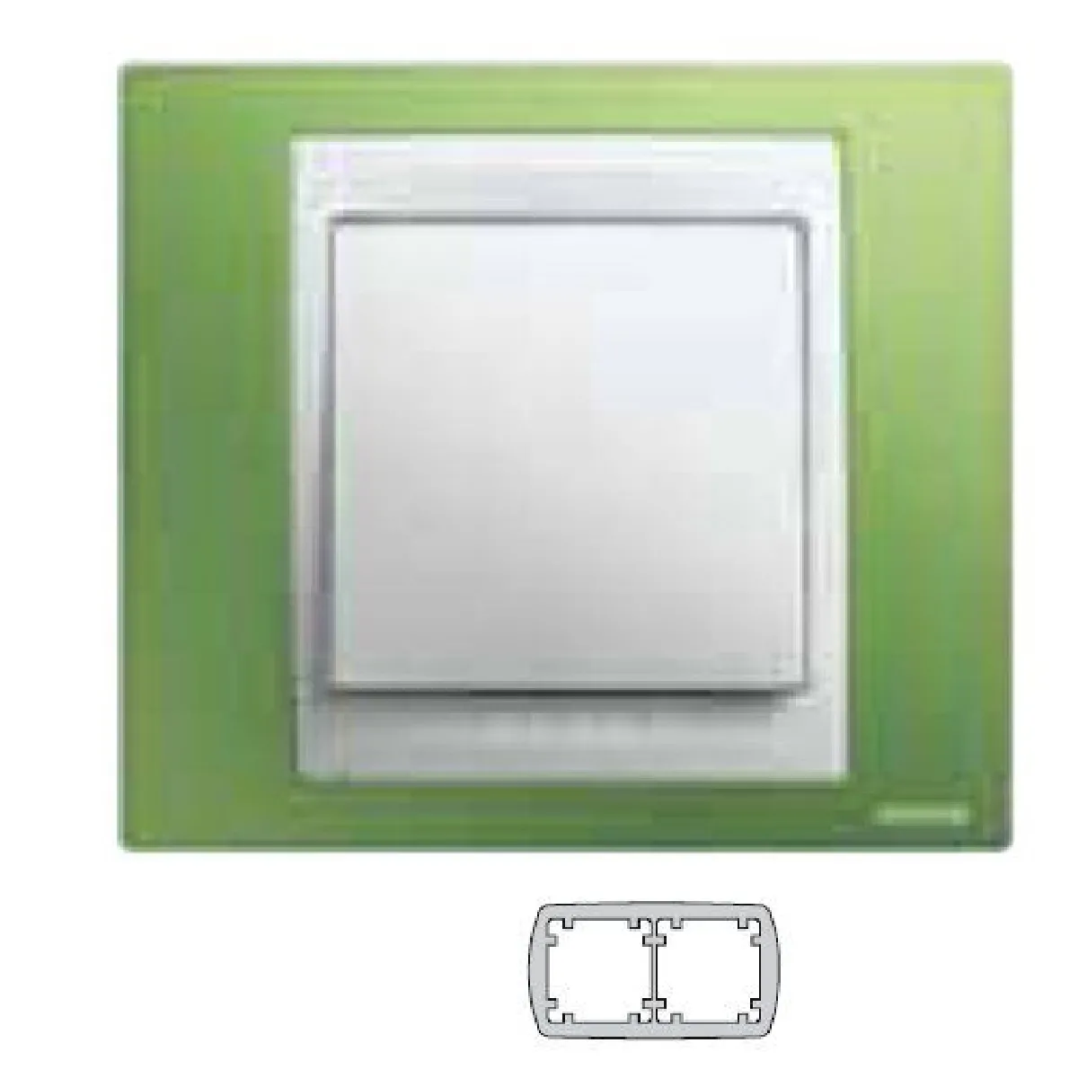 Schneider U6.004.866 - 2 Pièces - Vert Pistache