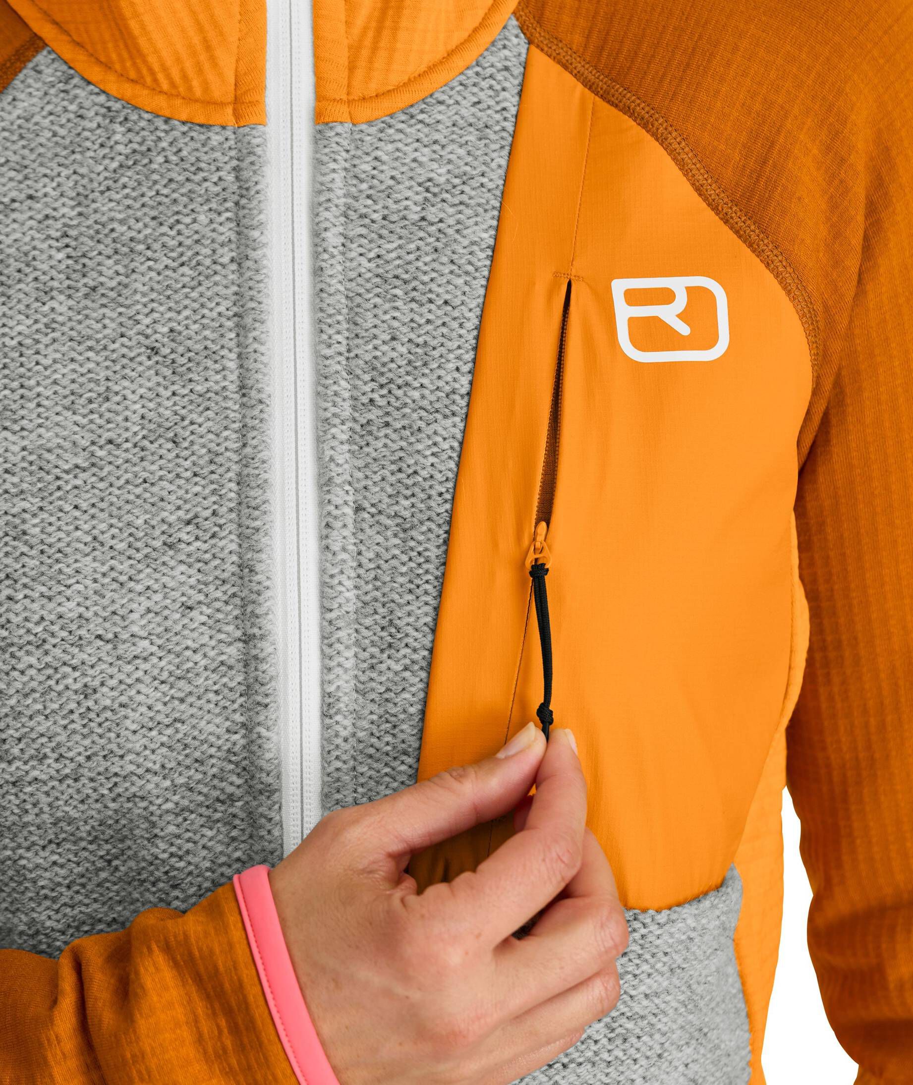 Ortovox| Damen Hoodie FLEECE GP CLASSIC KNIT HOODIE