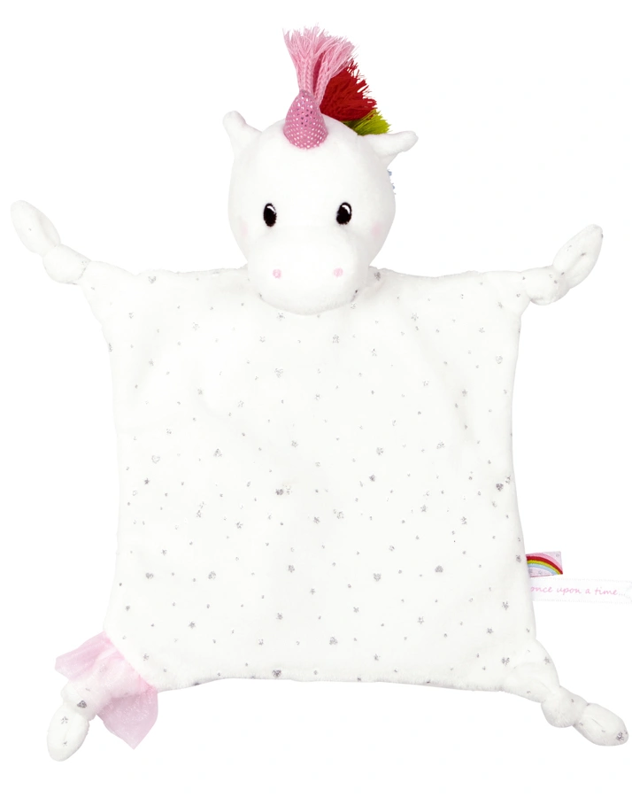 Schmusetuch BABYGLÜCK EINHORN in weiß