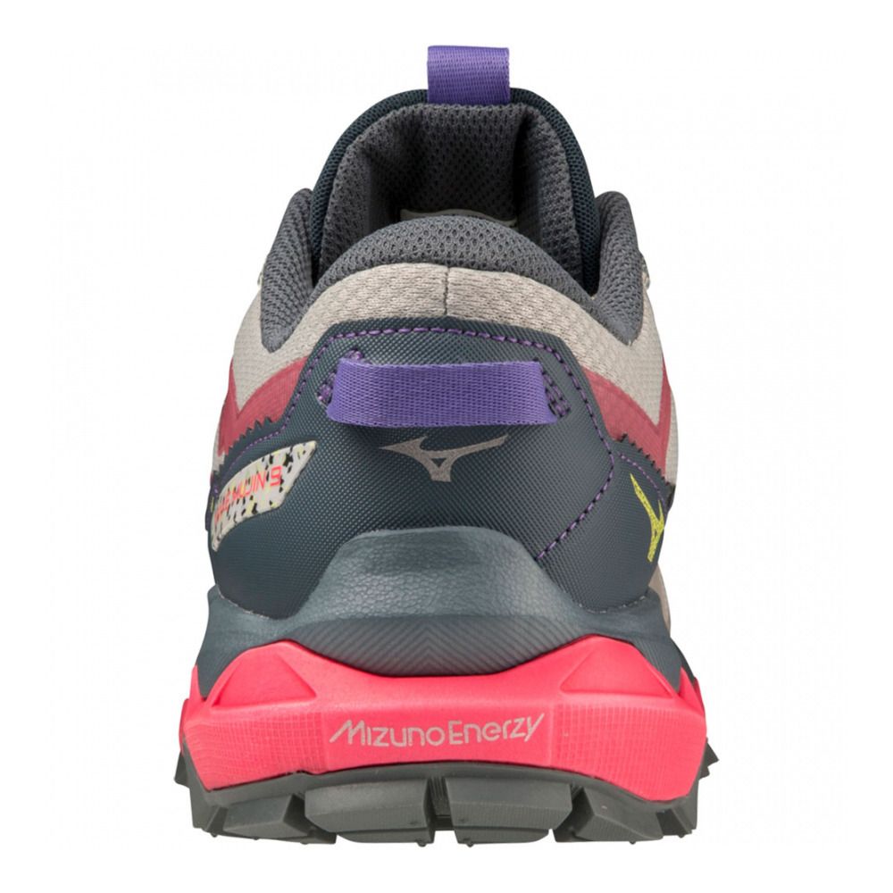 Mizuno WAVE MUJIN 9 - Chaussures trail Femme moonstruck/stormyweather/h.pink