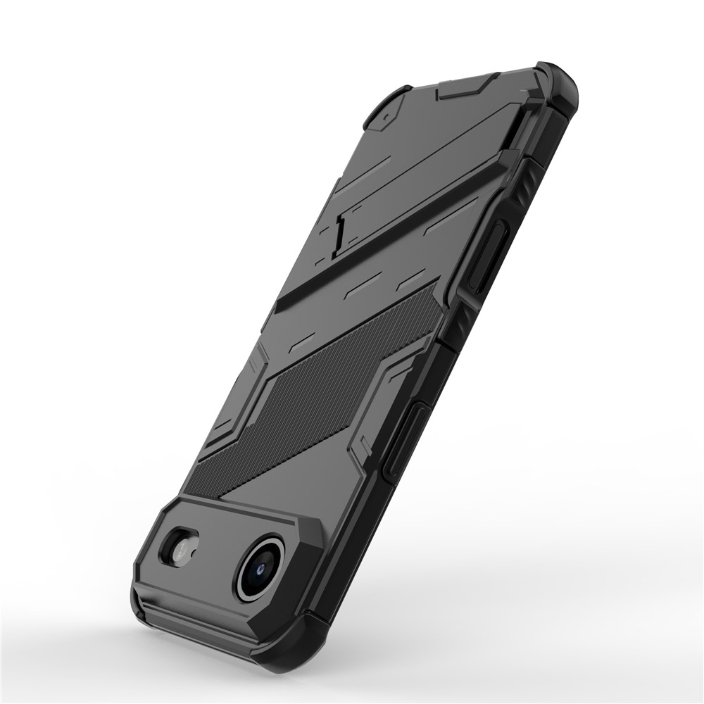 iPhone Air Hybrid Hardcase Hülle   Kickstand Aufsteller - Schwarz