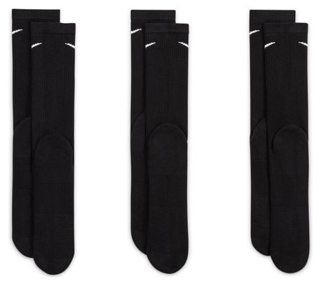 Chaussettes (3 paires) Nike Everyday Plus Cushioned Noir