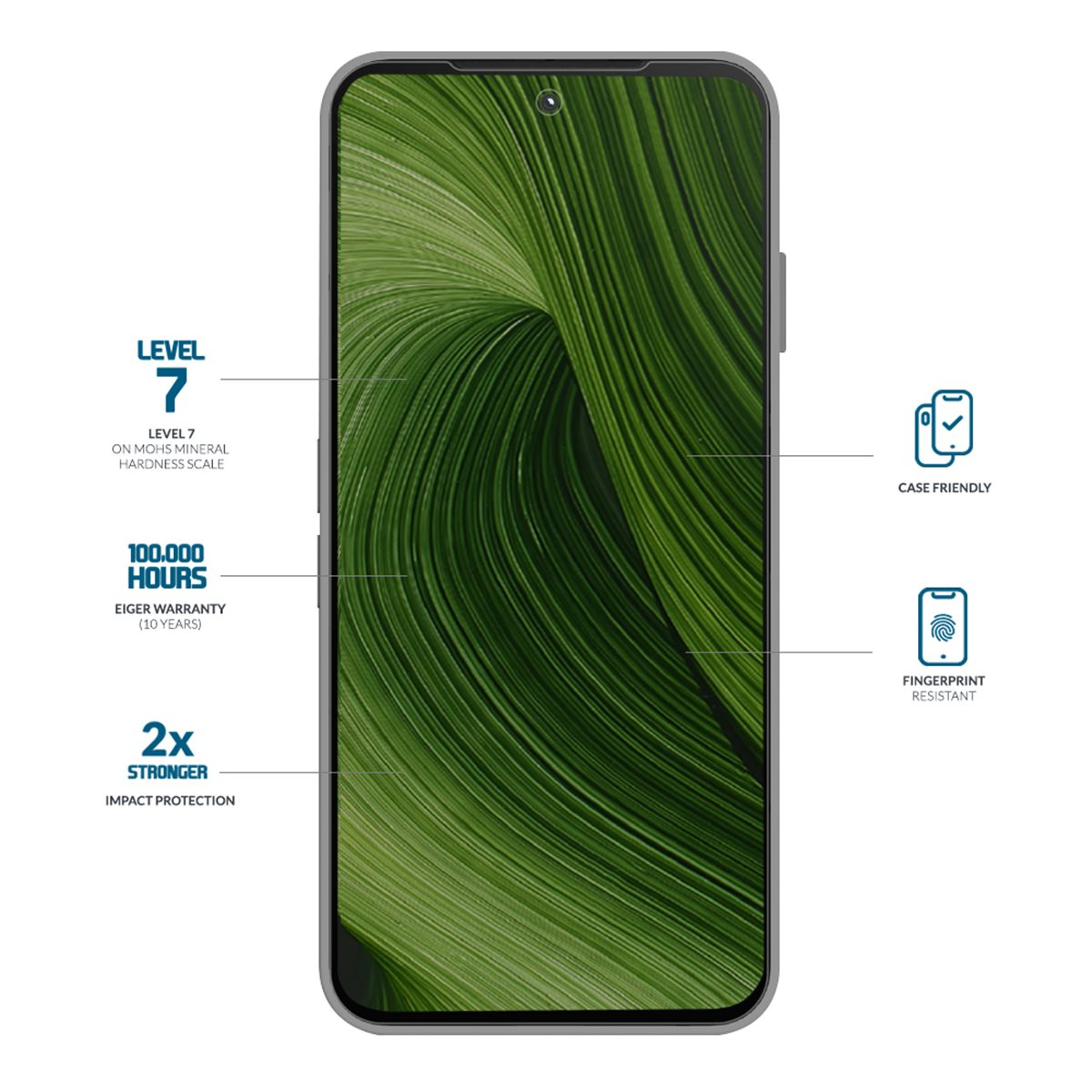 Fairphone 6 Mountain Glass Clear Panzerglas 2.5D Displayschutz Case Friendly (EGSP01072)