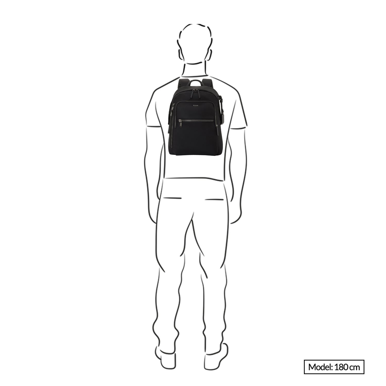 Tumi Voyageur Halsey Backpack black/gunmetal