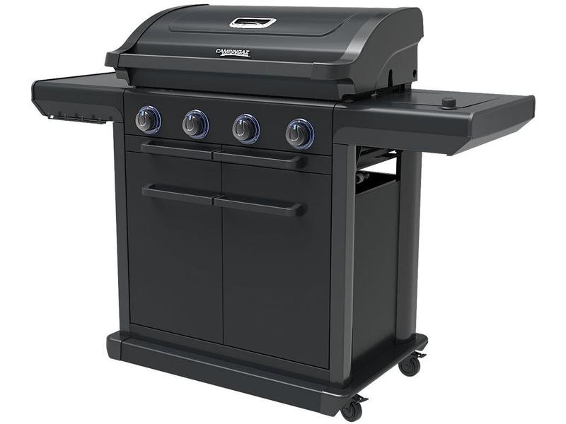 Campingaz Gasgrill 4 Series Onyx S Propangasgrill mit Blue Flame Power Brennertechnologie