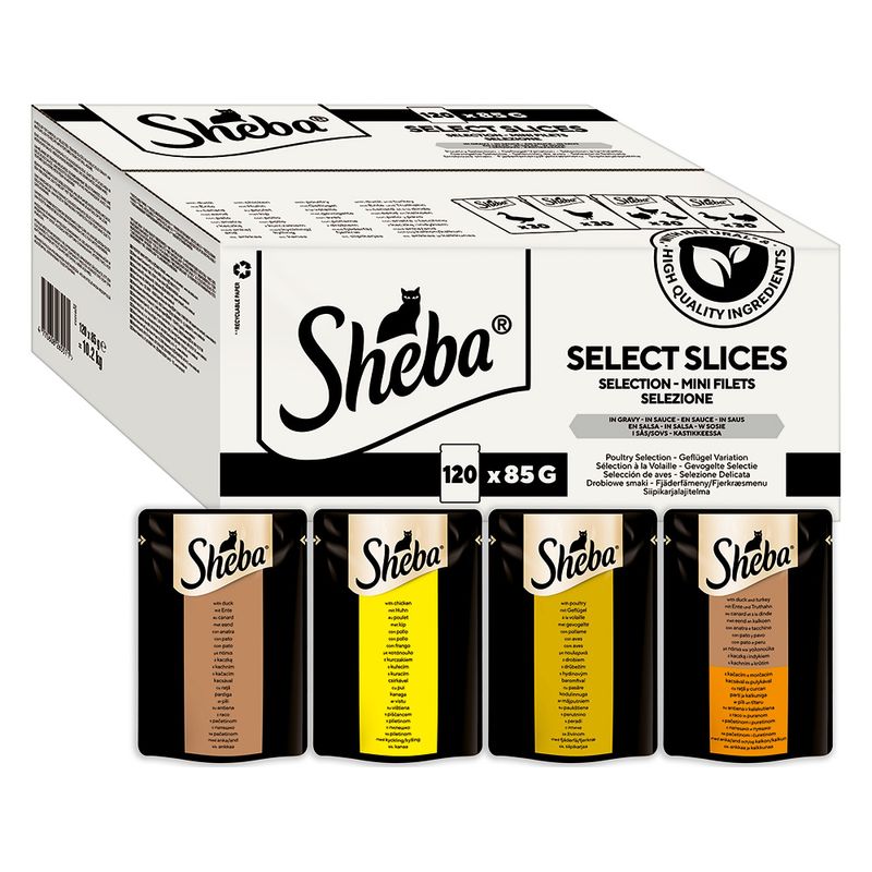 Multipack Sheba Sélection Mini-filets 120 x 85 g