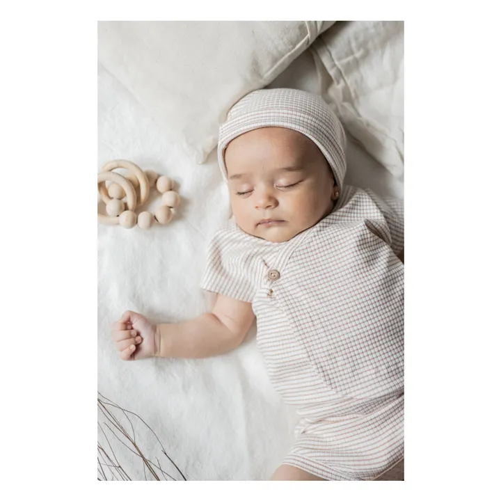 1+ in the family Bonnet Gio Rayé | Rose pâle
