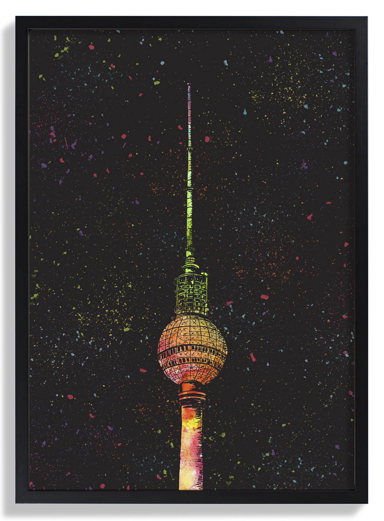 Berlin Splat Fernsehturm von Kaitlyn Parker