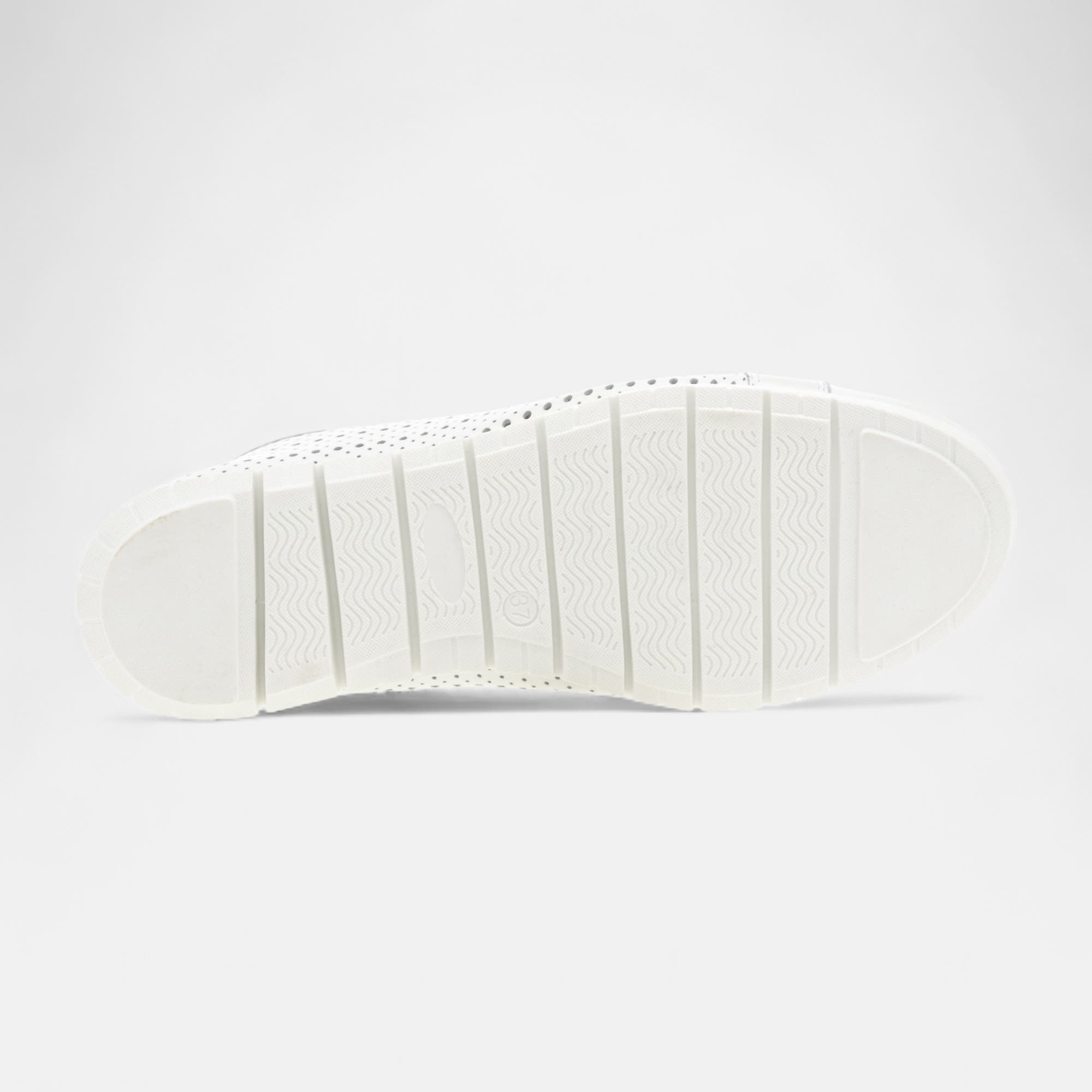 Baskets basses Femme en cuir blanc