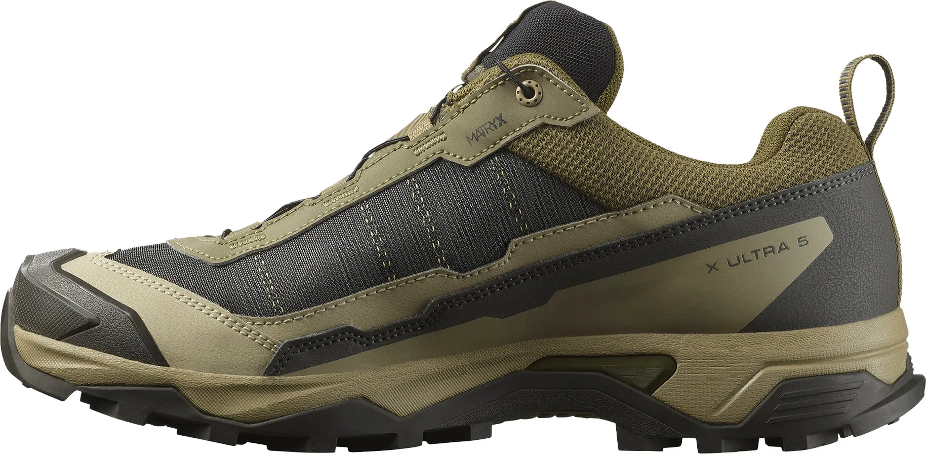 Salomon Men's X Ultra 5 GORE-TEX Martini Olive/gray Green/blue Night