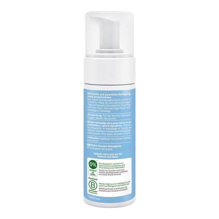 Weleda zarter Reinigungsschaum, 150 ml