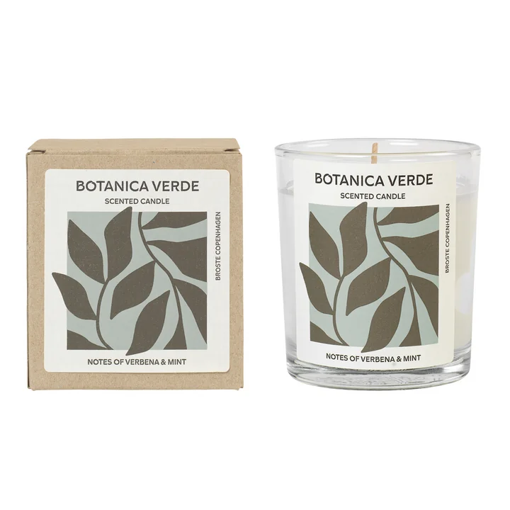 Broste Copenhagen - Botanica Verde, Ø 7,4 x H 8,3 cm, weiss