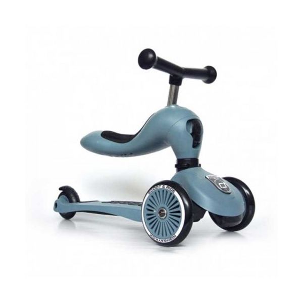 Scoot and Ride Trotinete 2 em 1 Highwaykick One Steel