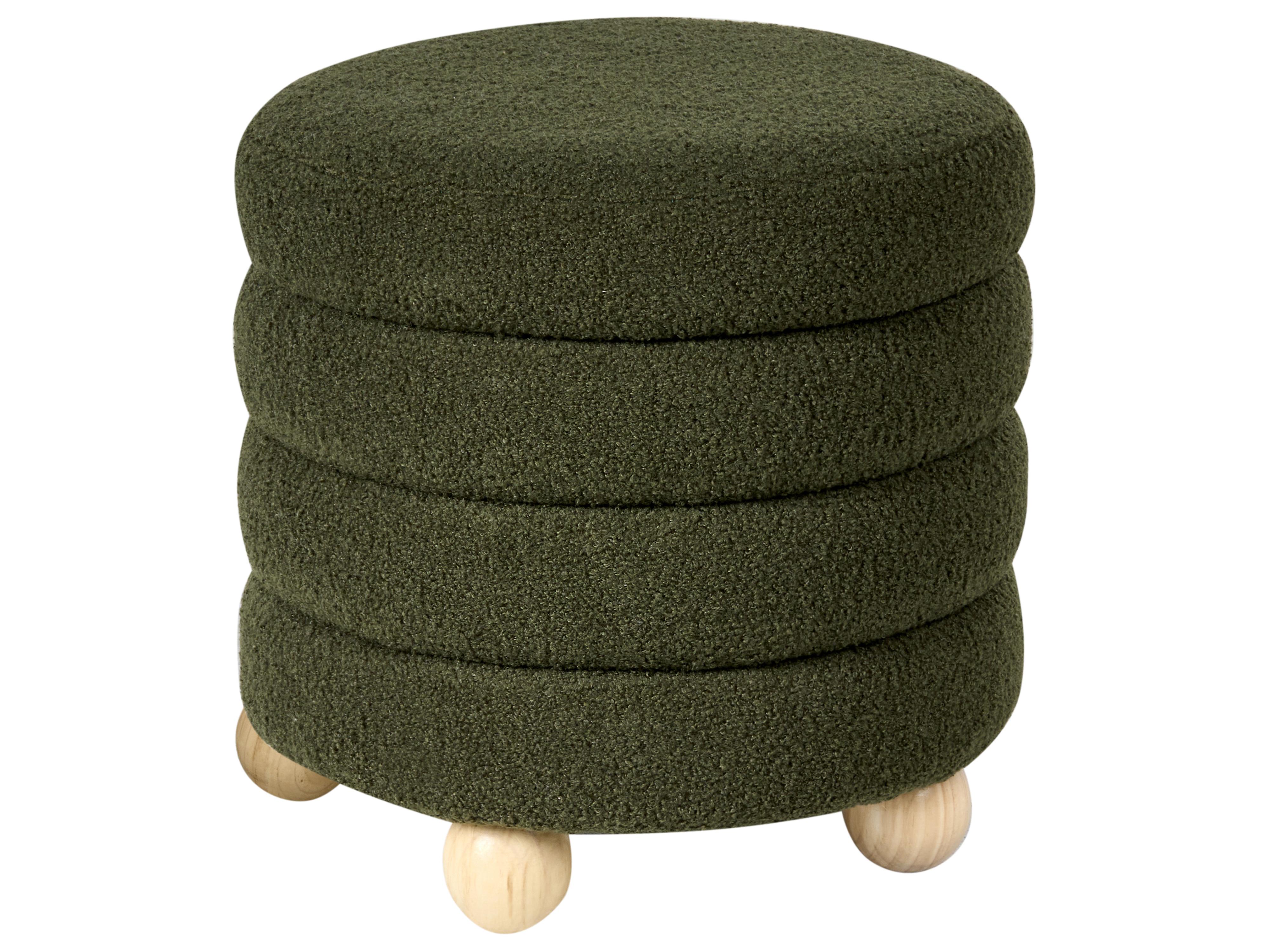 Poef CHILLY Bouclé Groen