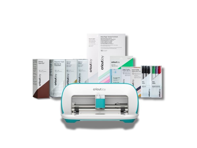 Cricut Schneideplotter JOY inkl. Material Box im Wert von 9 Leistungsfähiger, intelligenter Schneideplotter mit XXL-Set für Cricut Joy