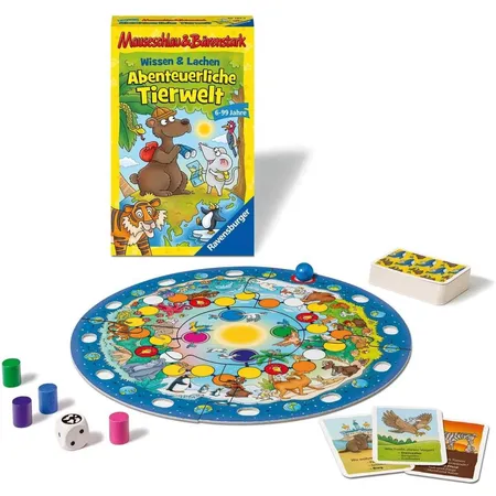 Ravensburger Mauseschlau & Bärenstark, Wissen & Lachen - Abenteuerliche Tierwelt