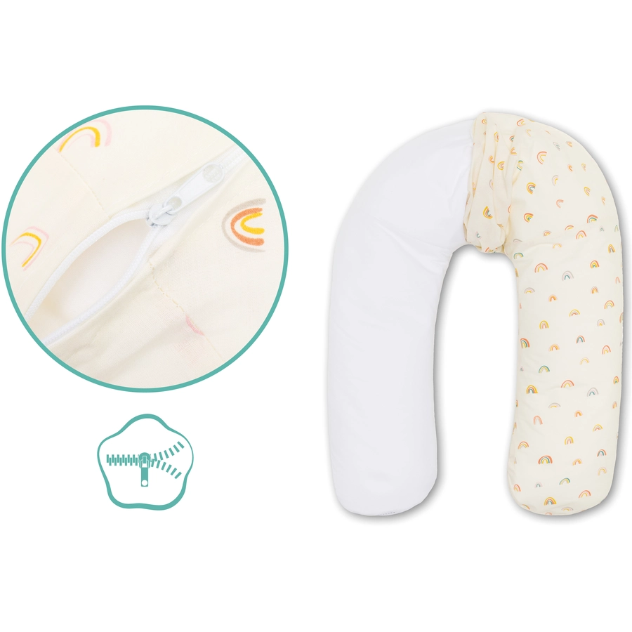 fillikid Stillkissen Rainbows beige 190 cm