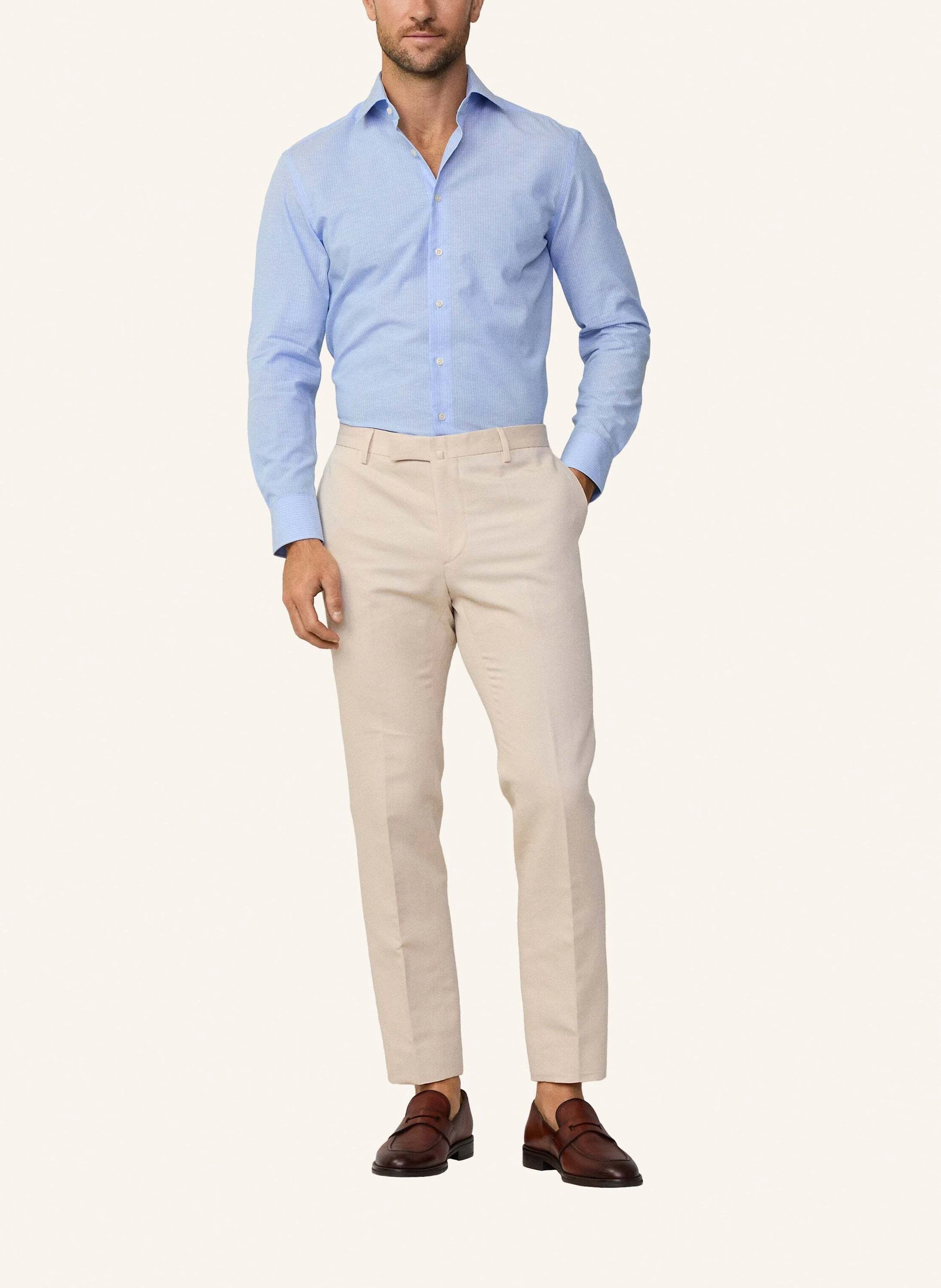 HACKETT LONDON Freizeithemd COT LIN PIN STR