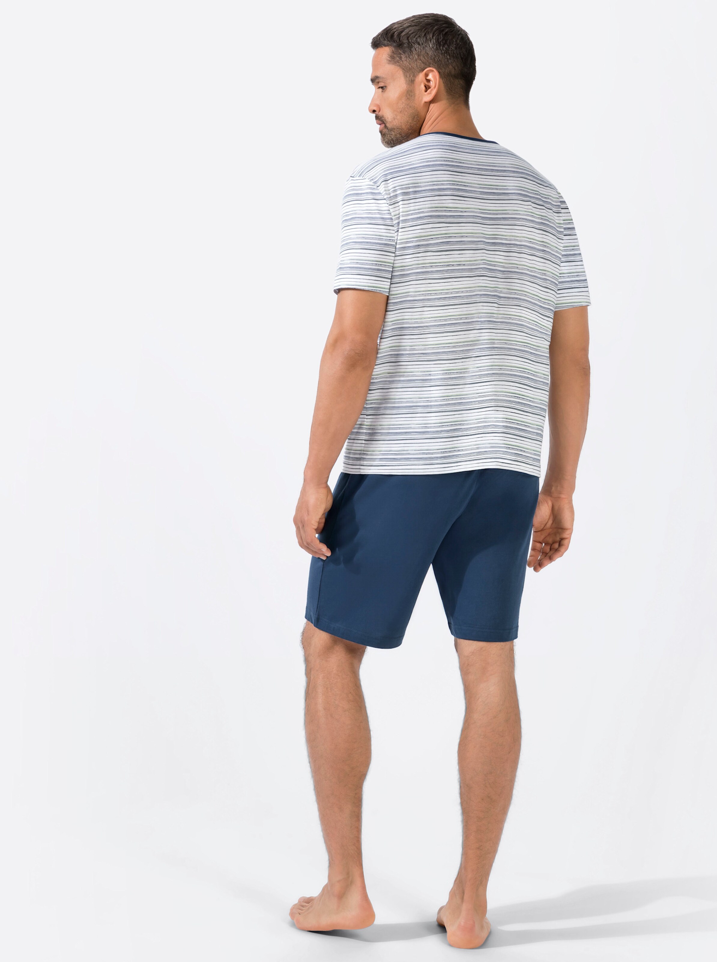 wäschepur men Shortys in anthrazit + marine