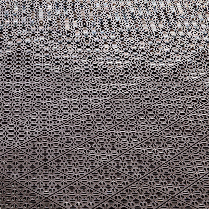 Dalle plastique marron Artor 55,5 x 55,5 cm (x 2)