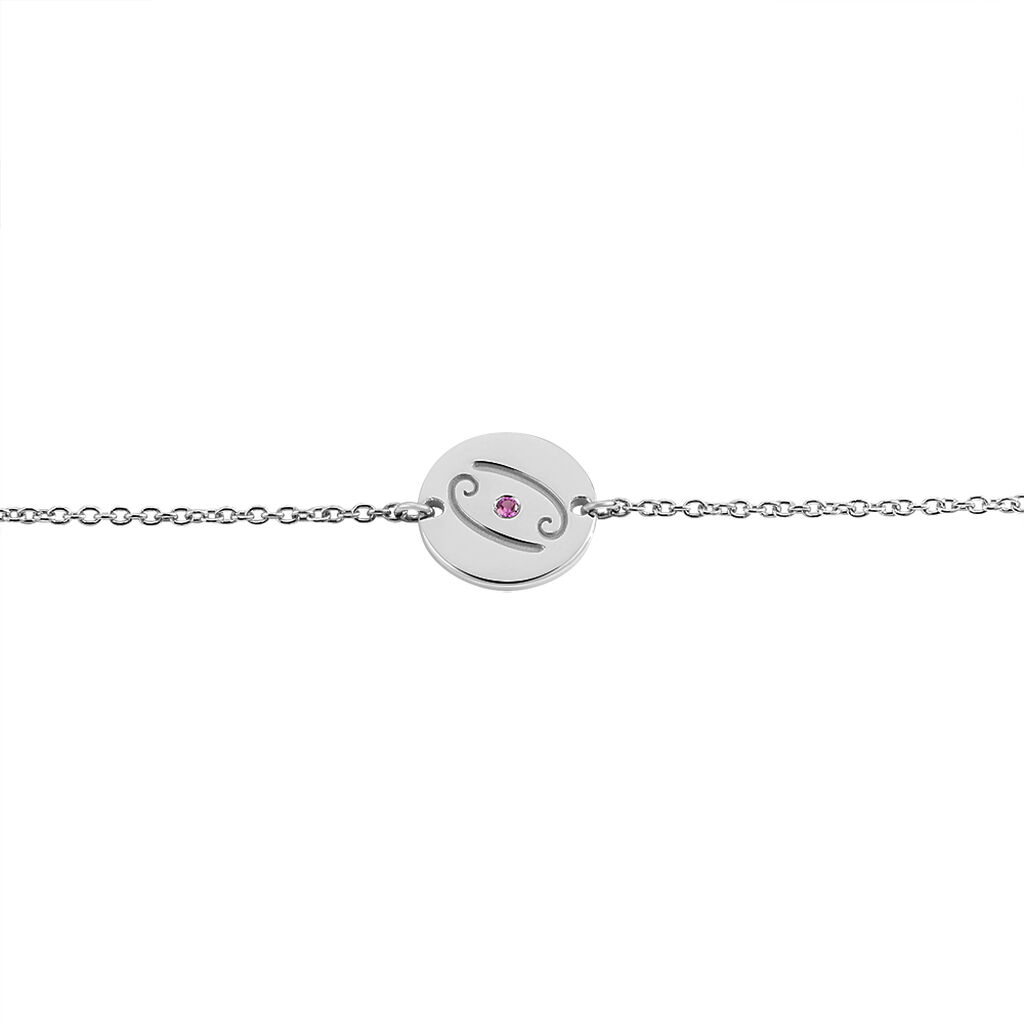 Bracelet Bangkok Argent Blanc Oxyde De Zirconium