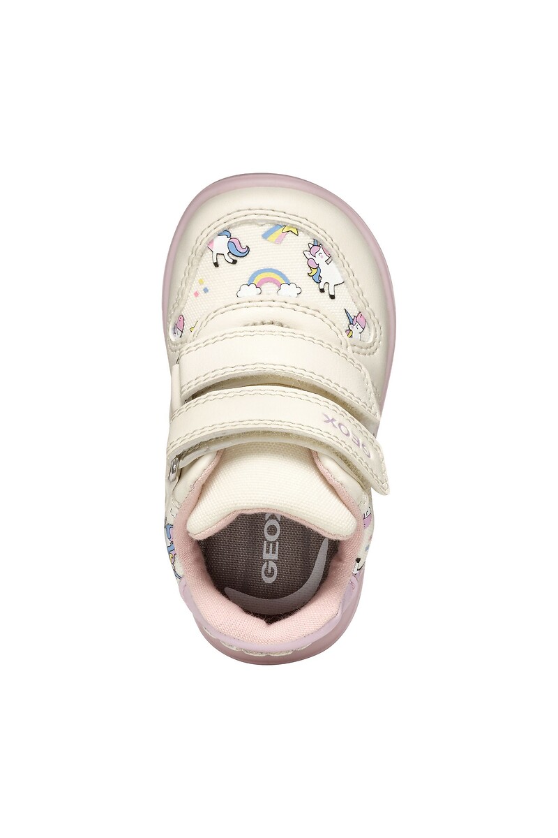 GEOX<br>Tênis respiráveis com velcro, primeiros passos, Zapito