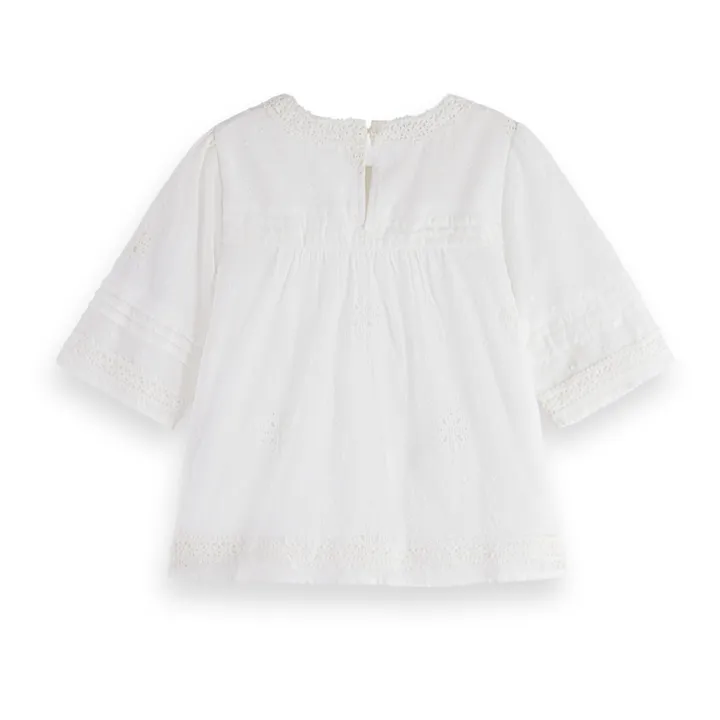 Scotch & Soda Blouse Broderie Anglaise | Blanc