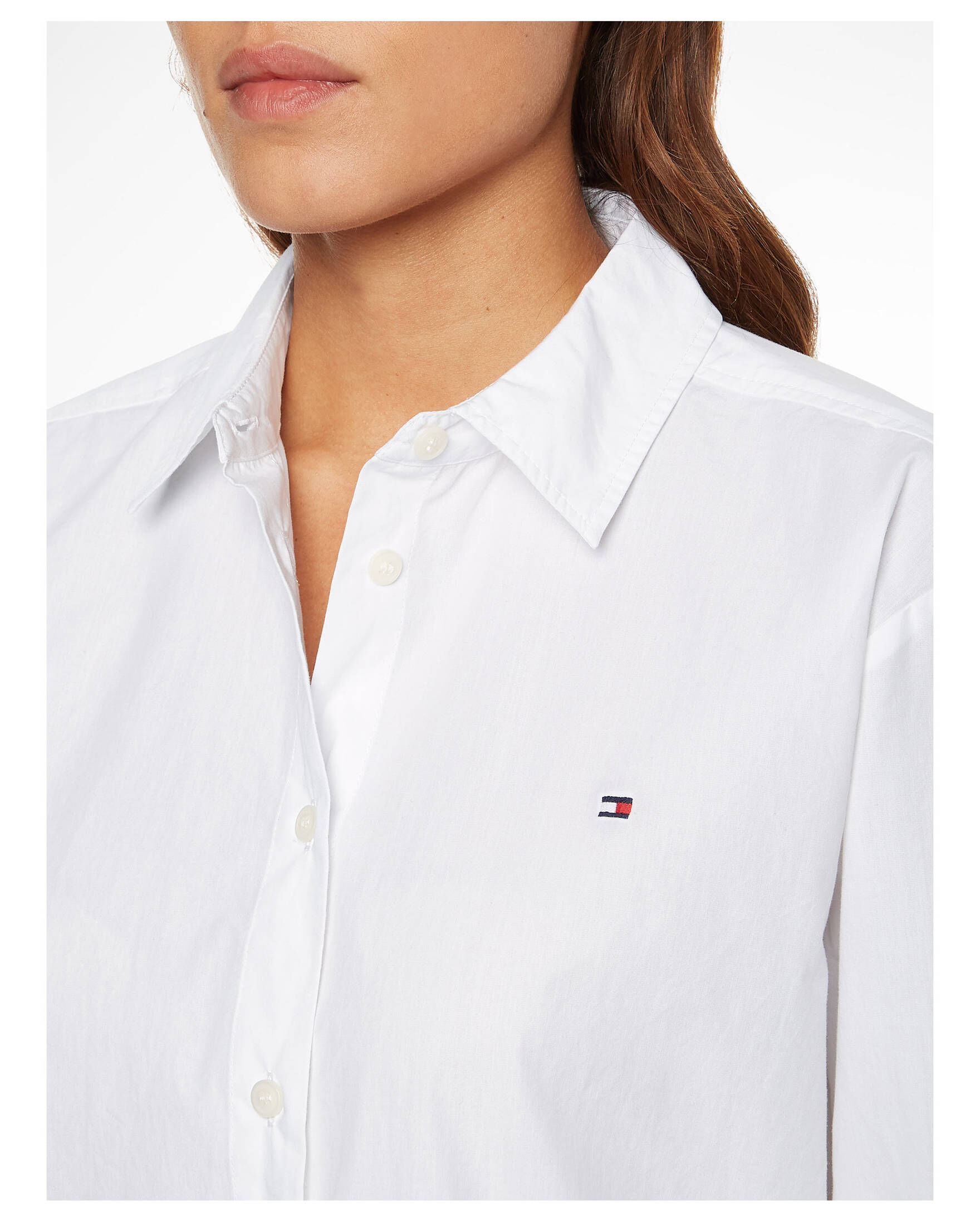 Tommy Hilfiger| Damen Bluse POP MONICA N L RELAXED SHIRT LS