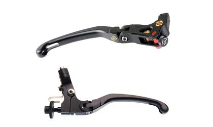 Leviers de frein et d'embrayage LighTech repliables/reglables Alien