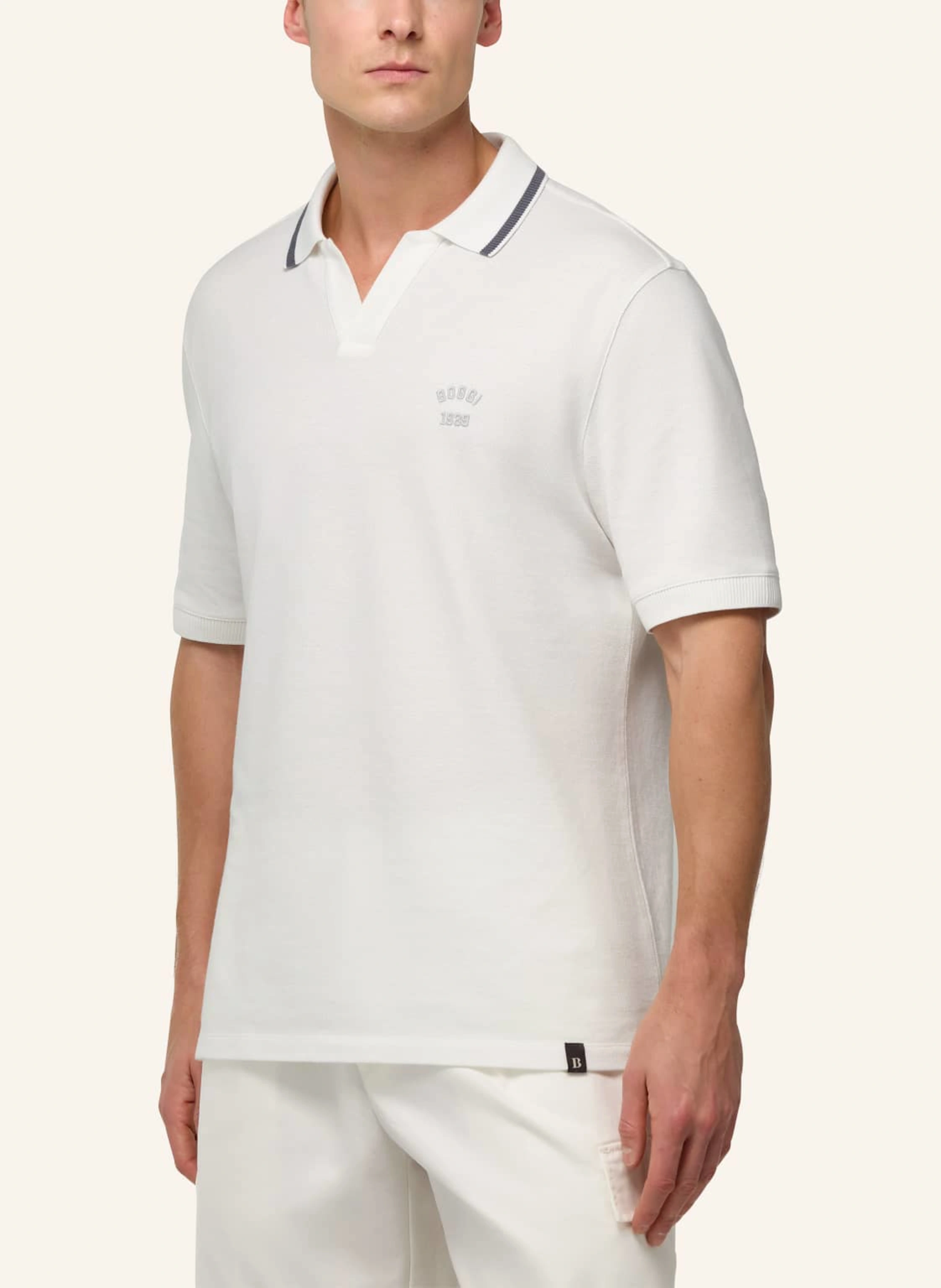 BOGGI MILANO Piqué-Poloshirt