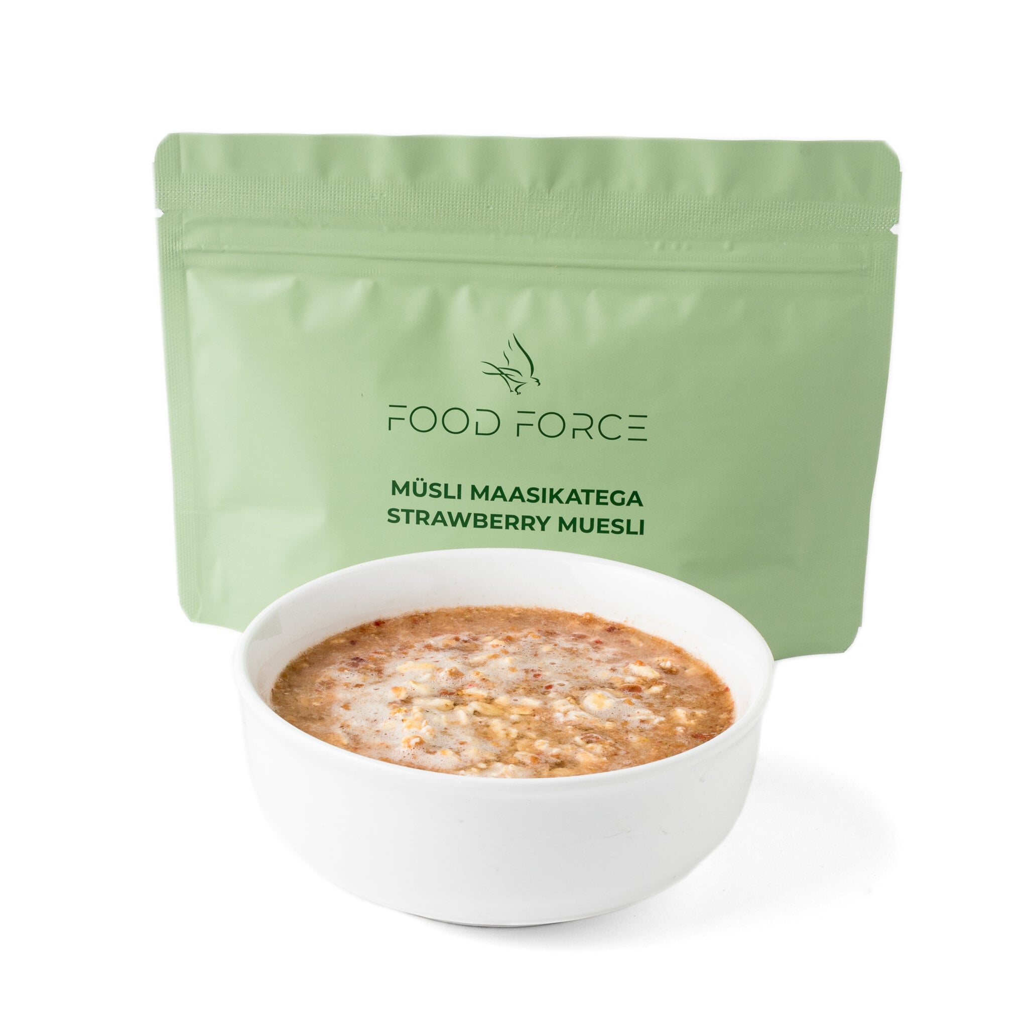 Food Force Strawberry Müsli, Turfrokost<br>Dehydrert - 125g