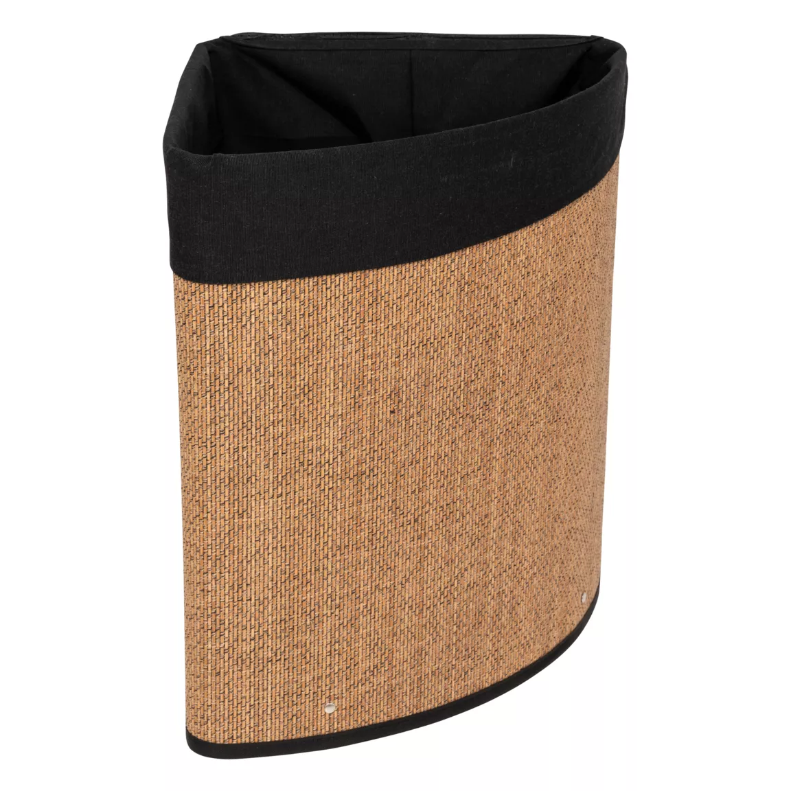 Panier à linge d'angle en bambou (H50 cm) Zen Naturel