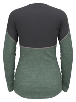 Base Layer Femme Odlo Revelstoke Performance Wool Warm Vert/Gris