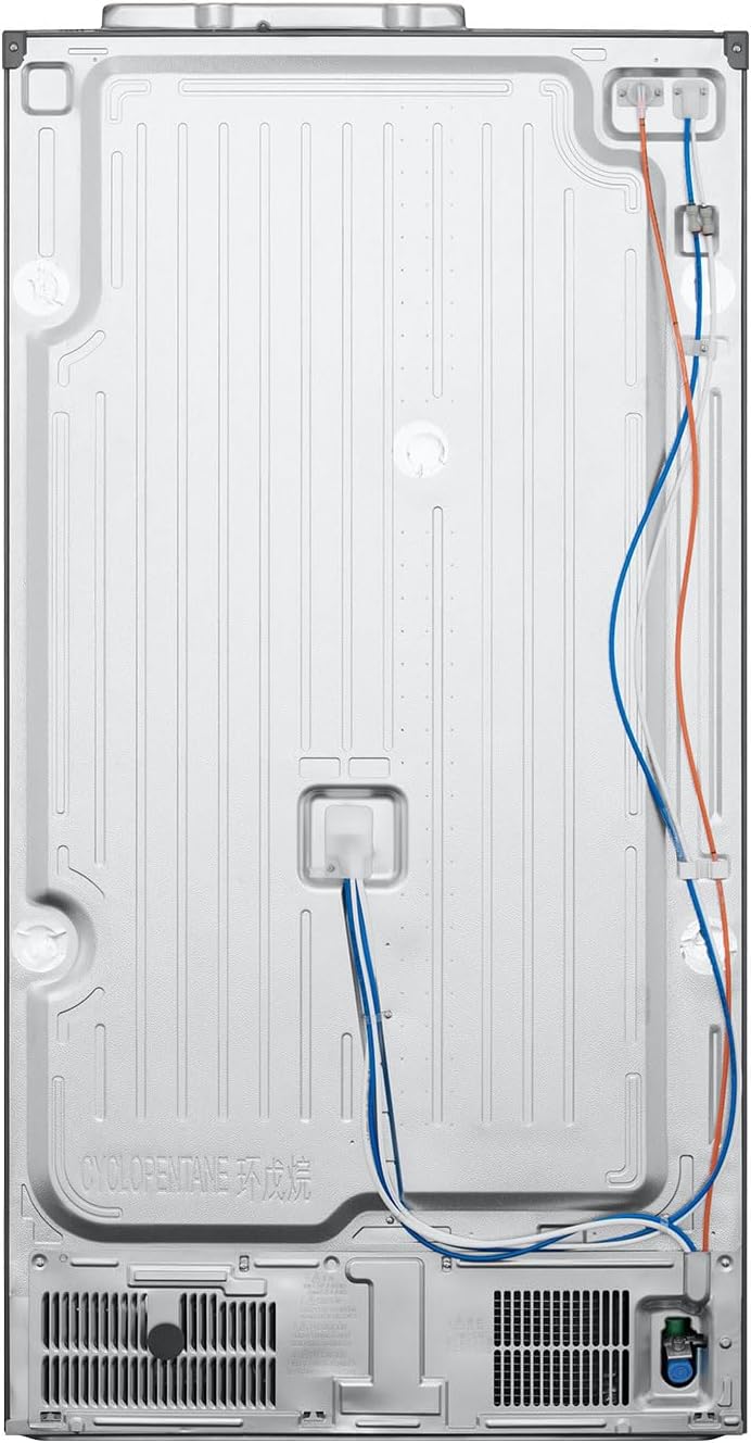 LG GSXE90MBAD Side by Side Kühlschrank mit InstaView, Klasse D, 628 Liter Kapazität, Festwasseranschluss, Metal Sorbet