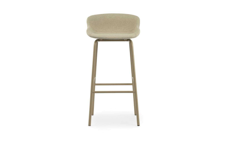 Normann Copenhagen Hyg barkruk 75 cm full upholstery Zwart Main Line Flax
