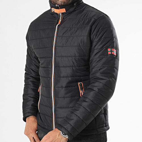 Doudoune Capuche Noir