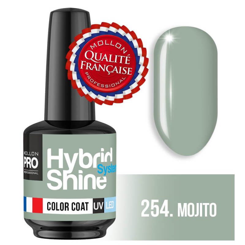 Mini Vernis Semi-Permanent Hybrid Shine Mollon Pro 8ml