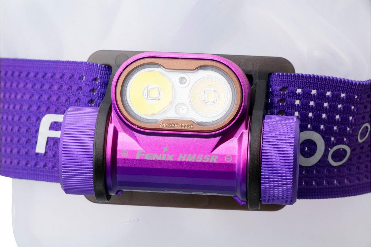 Fenix HM55R oplaadbare hoofdlamp, 1200 lumen, Nebula