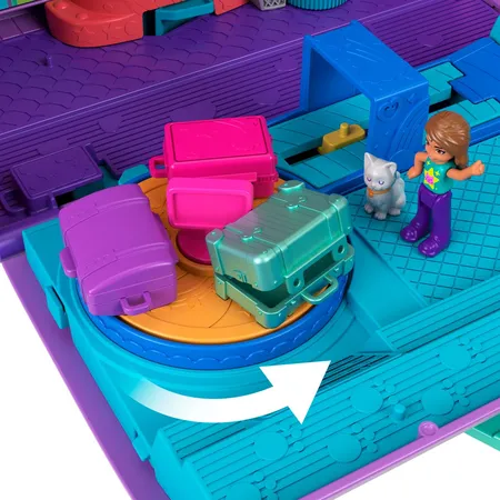 Mattel Polly Pocket Kätzchen Flugzeug