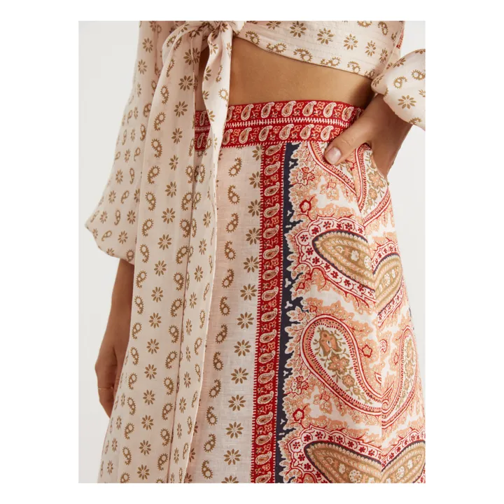 Boteh Pantalon Cravat Palazzo Lin | Rose
